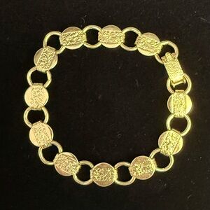 Vintage Sarah Coventry floral link bracelet